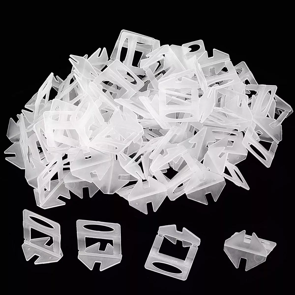 Set 200 Pzas Clip O Corbata Niveladores Porcelanico Losetas 1.5mm