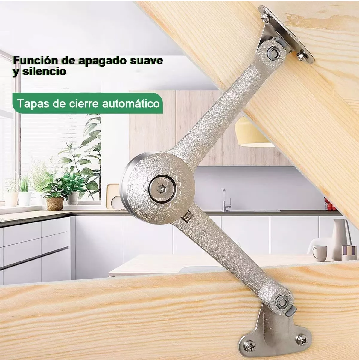 Brazo Elevable Para Puertas Alacenas Gabinetes Cocina Closet