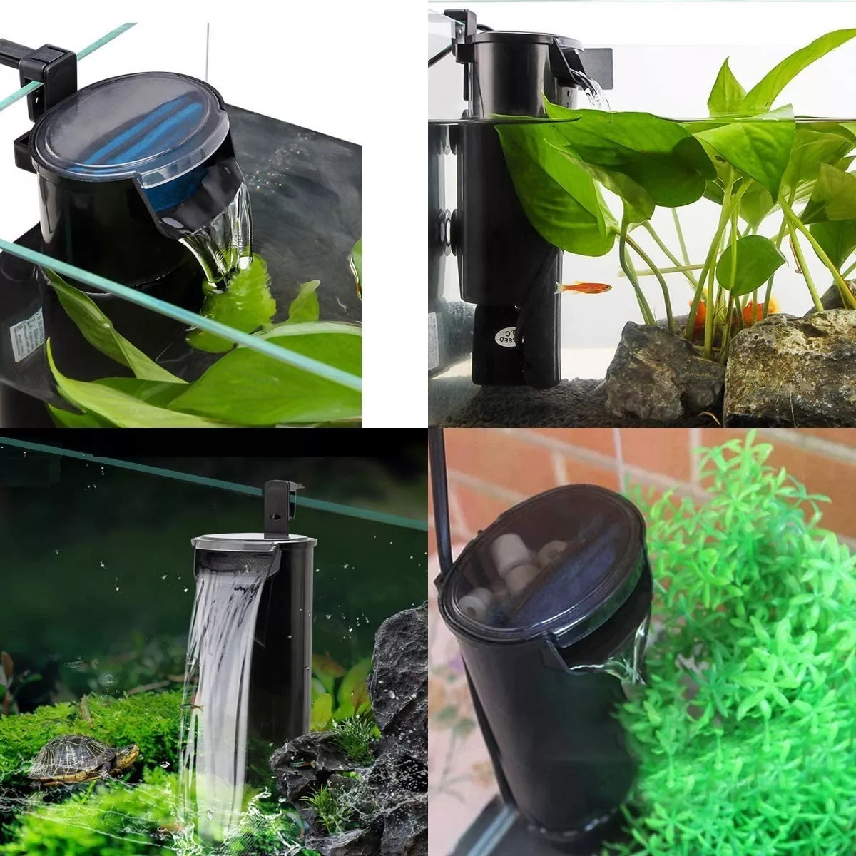 Filtros Para Peceras Filtro Agua Baja Para Anfibios Tortuga