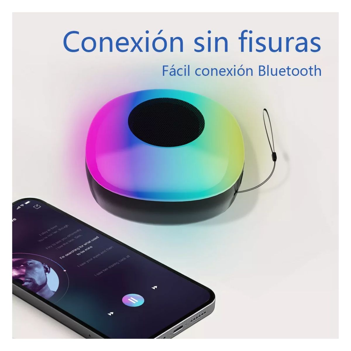 Mini Bocinas Bluetooth 5.0 Recargables Blanco 