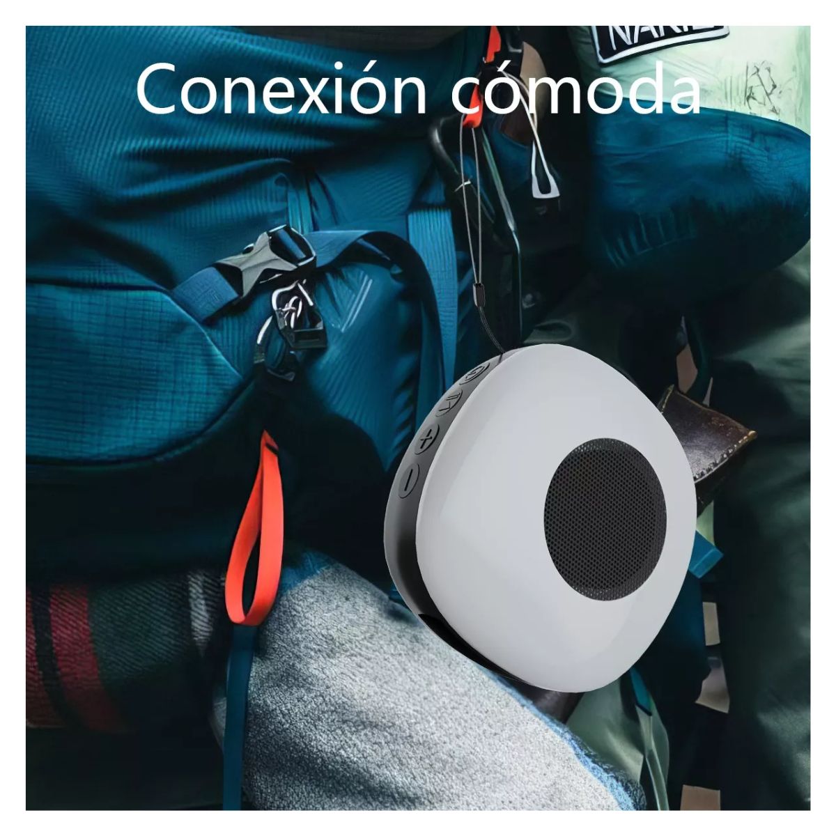 Mini Bocinas Bluetooth 5.0 Recargables Blanco 