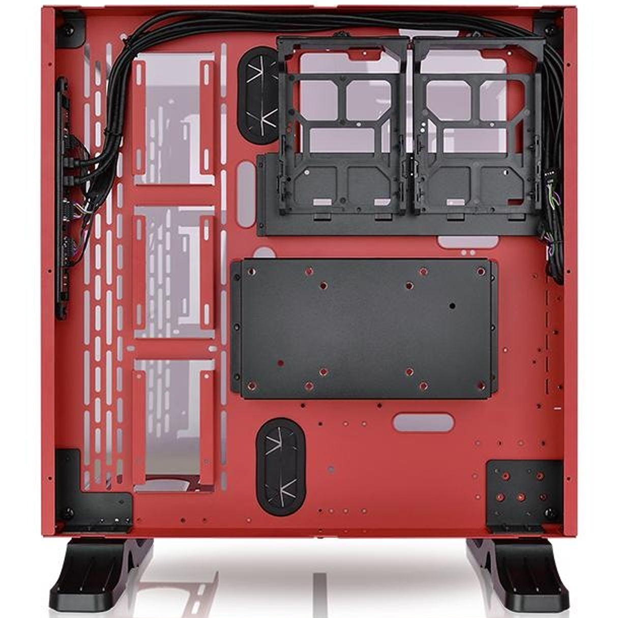 Gabinete Gamer THERMALTAKE Core P3 TG ATX Cristal Templado Rojo CA-1G4-00M3WN-03