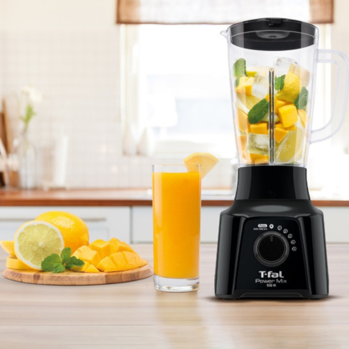 Licuadora Power Mix T-Fal 8 Velocidades Vaso Vidrio 1.25Lts