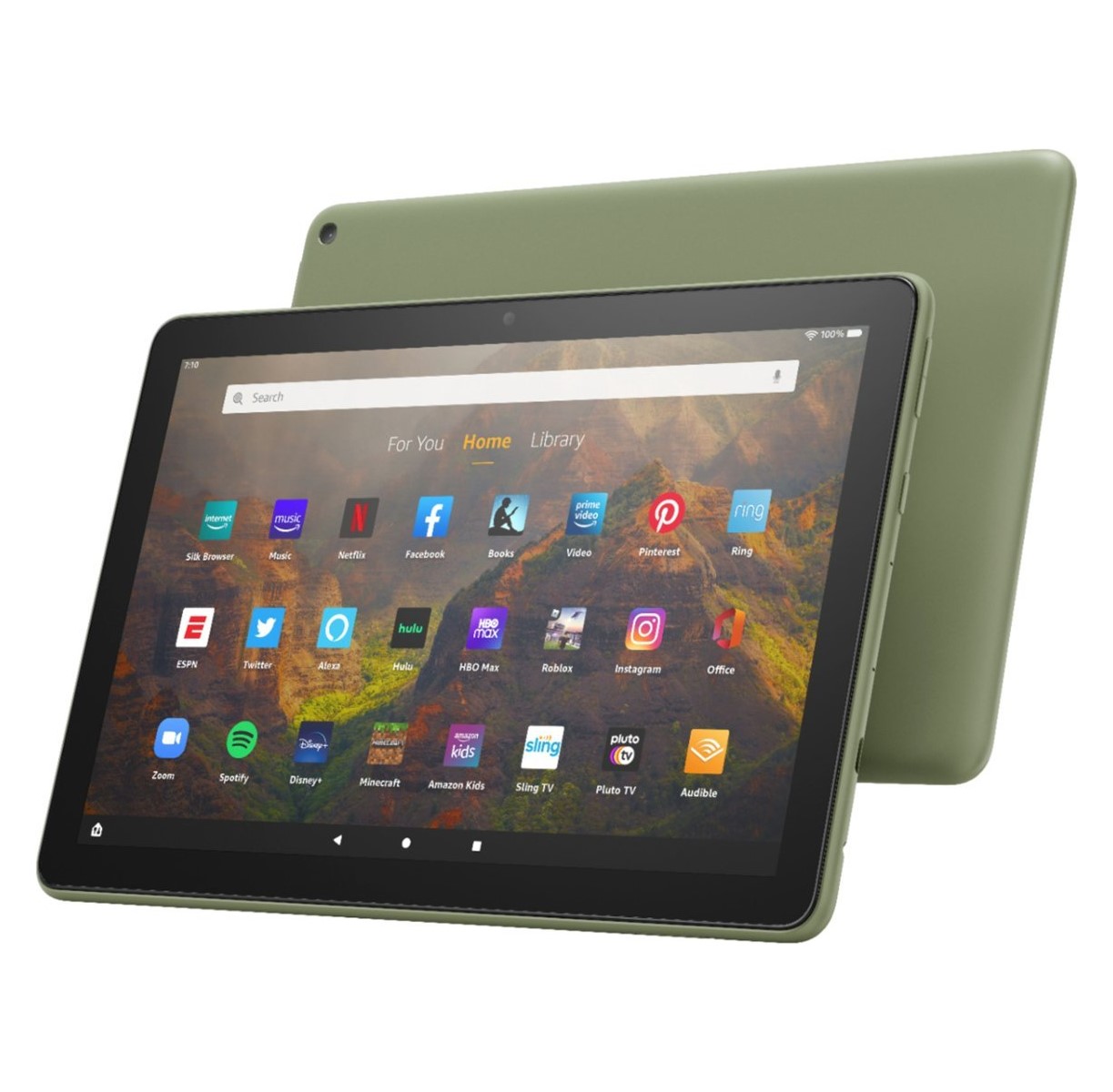 Tablet Amazon Fire HD 10 10.1", 32GB, FireOS, verde olivo