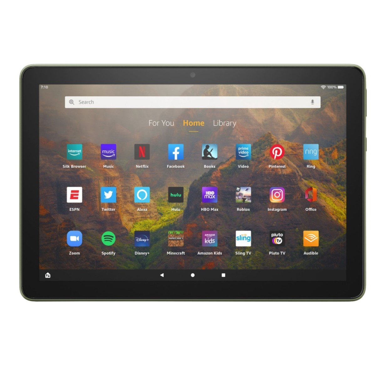 Tablet Amazon Fire HD 10 10.1", 32GB, FireOS, verde olivo