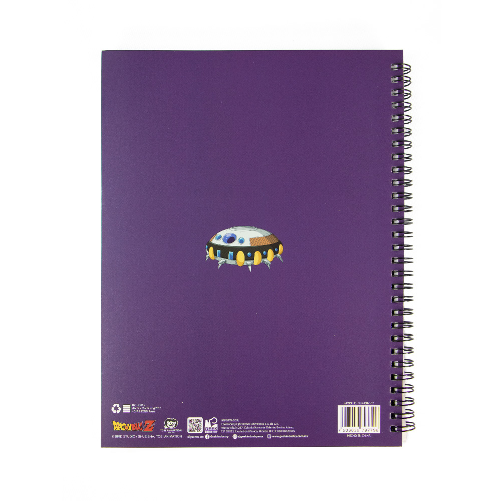 Libreta Profesional Freezer - Dragon Ball - Geek Industry