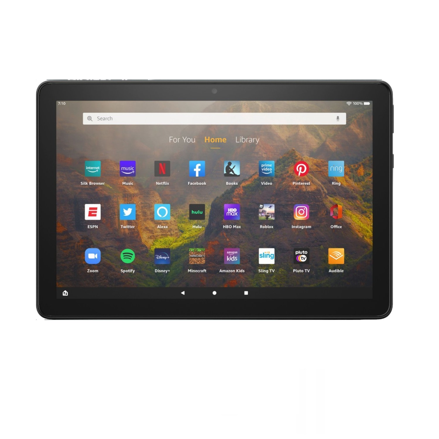 Tablet Amazon Fire HD 10 10.1", 64GB, FireOS, Negro