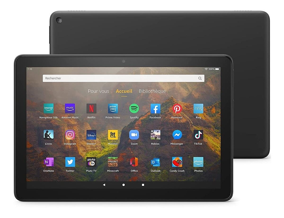 Tablet Amazon Fire HD 10 10.1", 64GB, FireOS, Negro