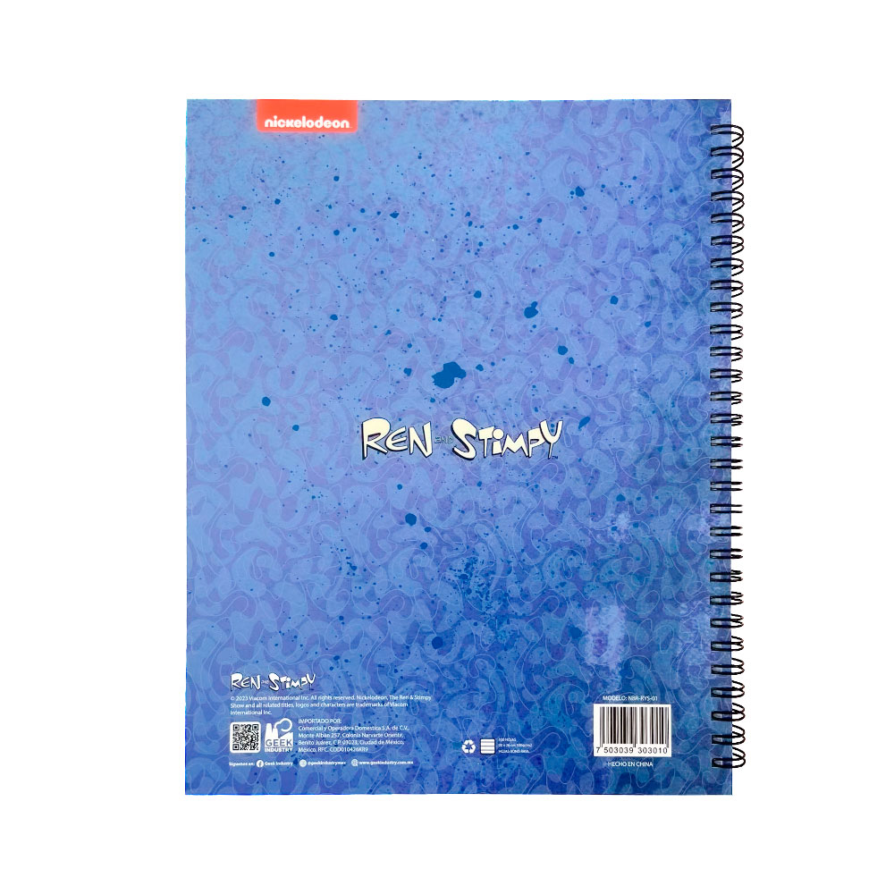 Libreta Profesional Ren y Stimpy - Nickelodeon - Geek Industry