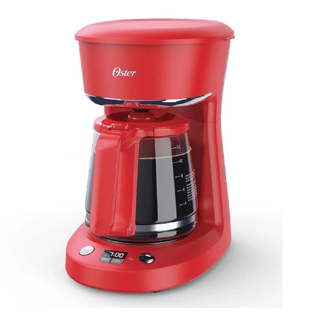 Cafetera Programable Oster BVSTDCP12R 12 Tazas Auto Apagado 