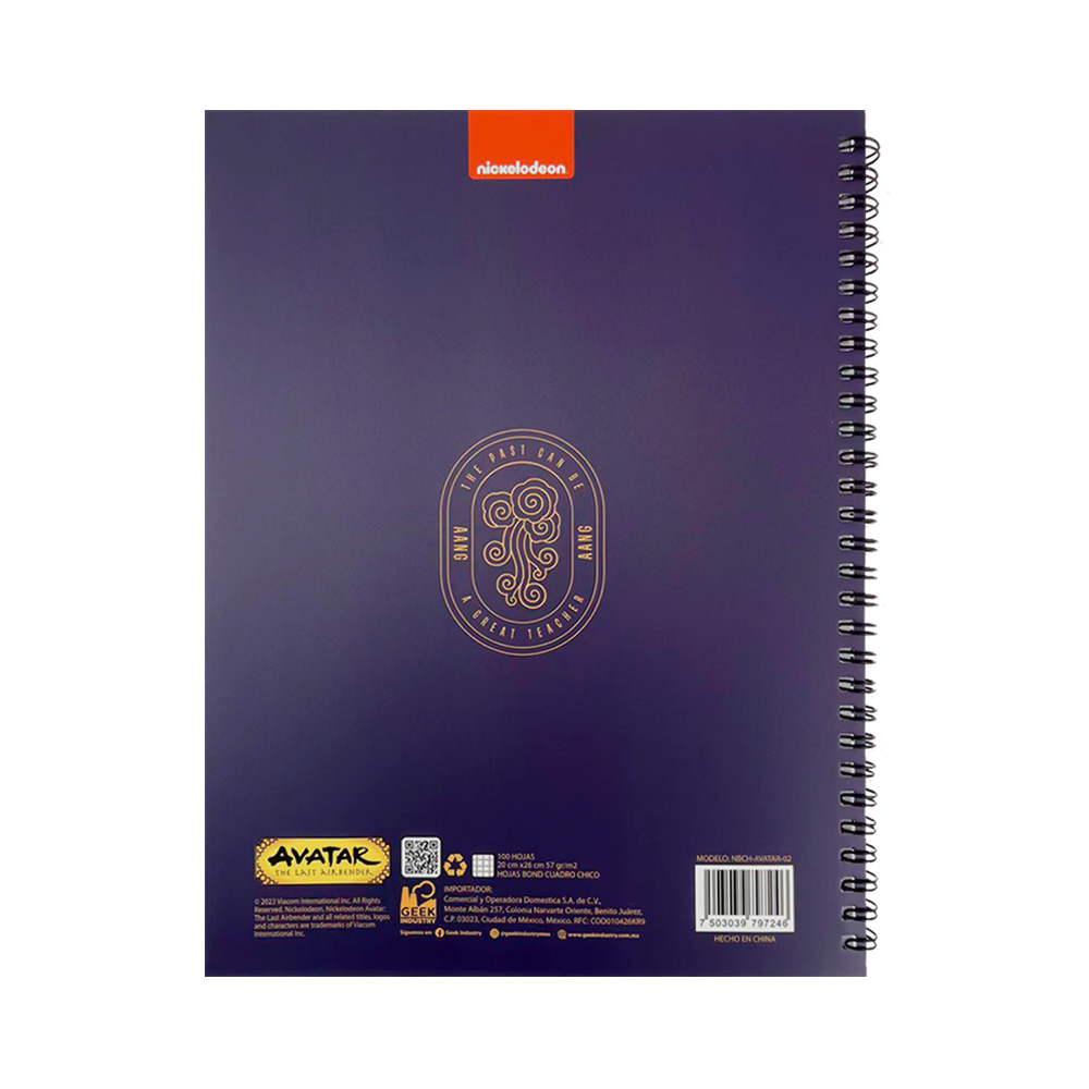 Libreta Profesional Aang - Avatar - Geek Industry