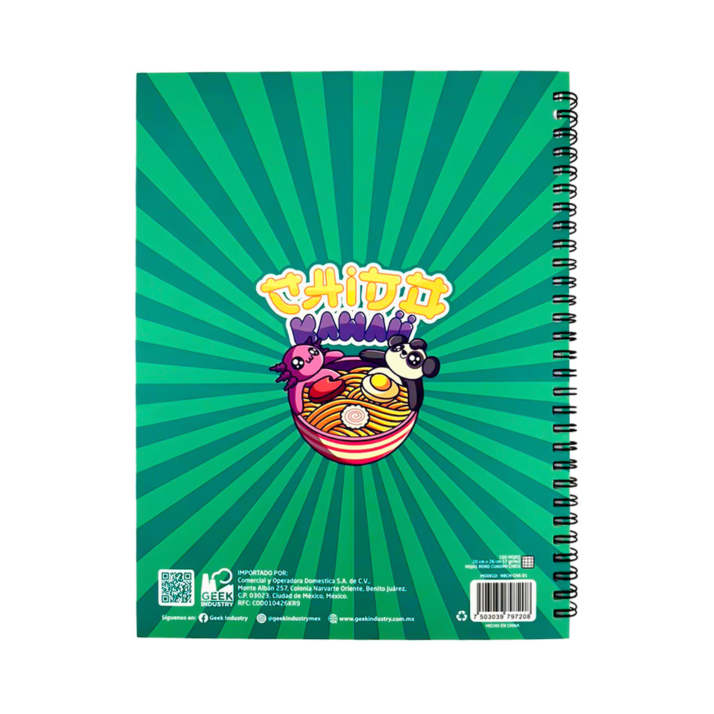 Libreta Profesional Kawaii Ramen - Geek Industry