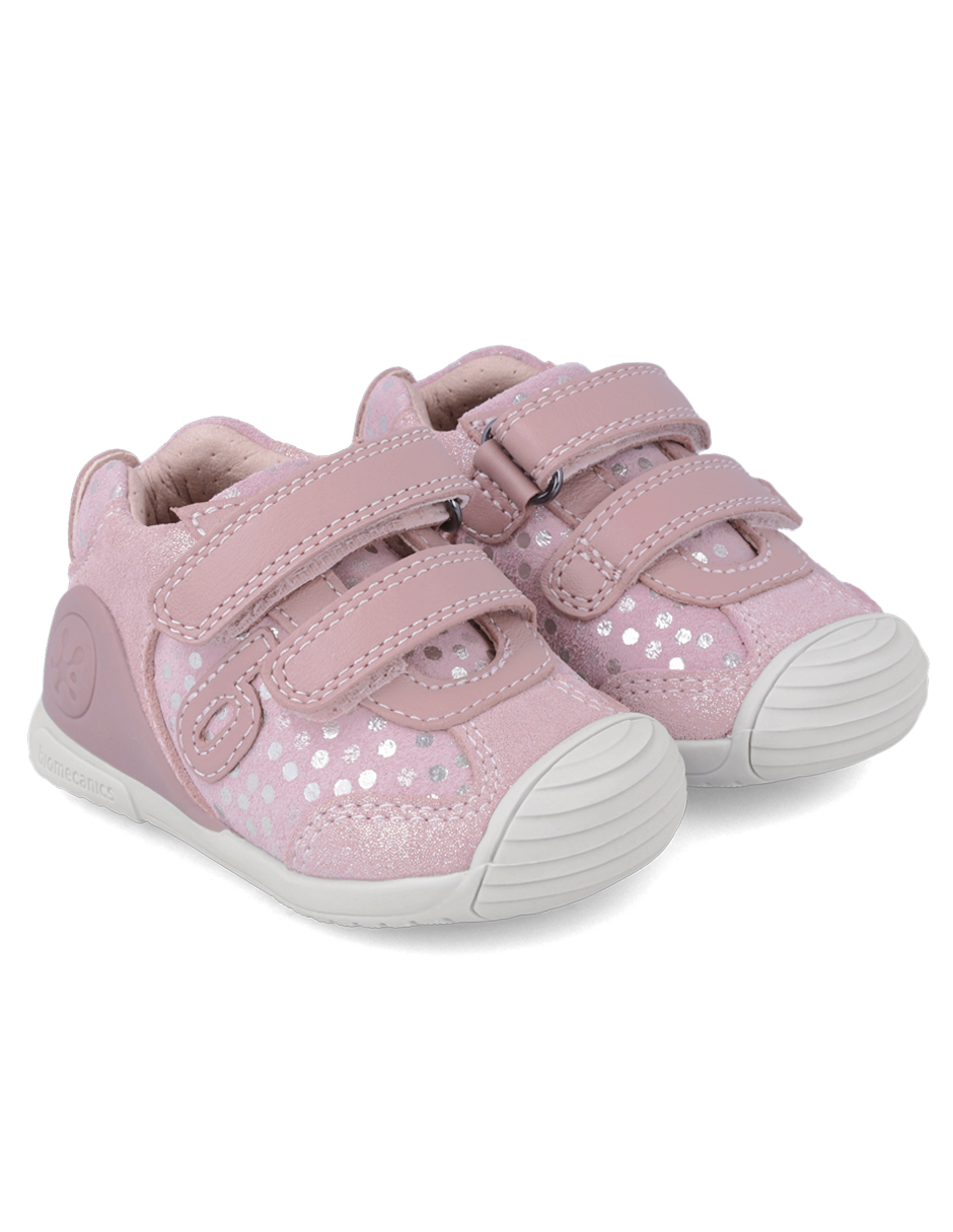 Zapato Biomecanics para niña color rosa. Cómodos y Deportivos