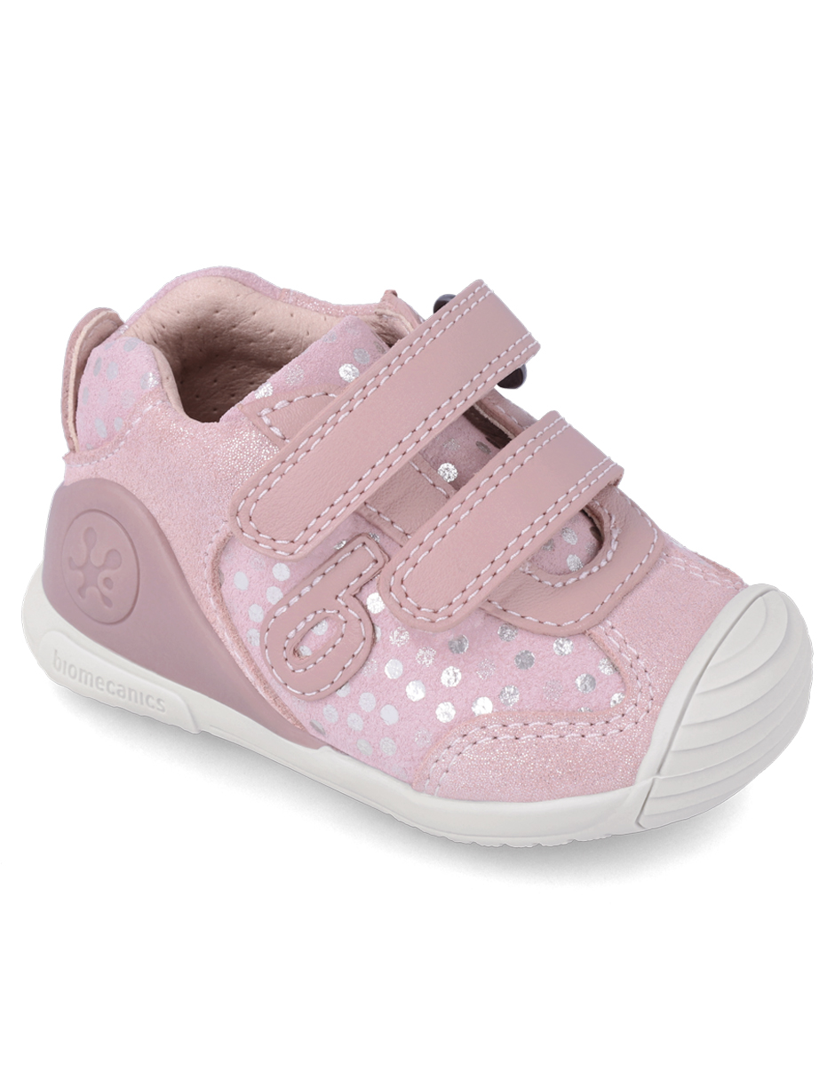 Zapato Biomecanics para niña color rosa. Cómodos y Deportivos