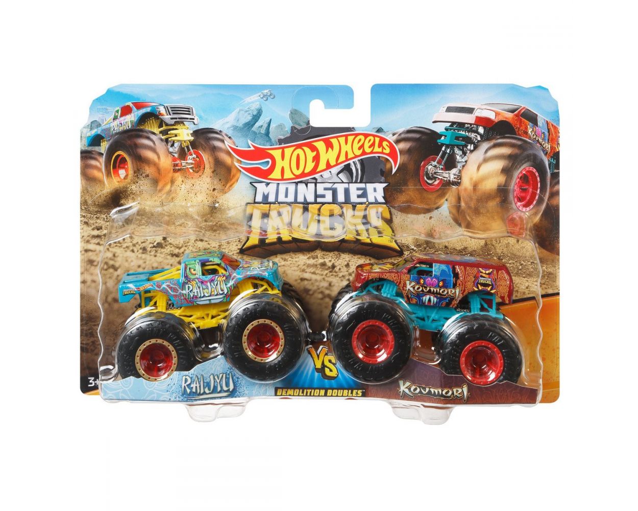  Hot Wheels Monster Trucks Paquete de 2