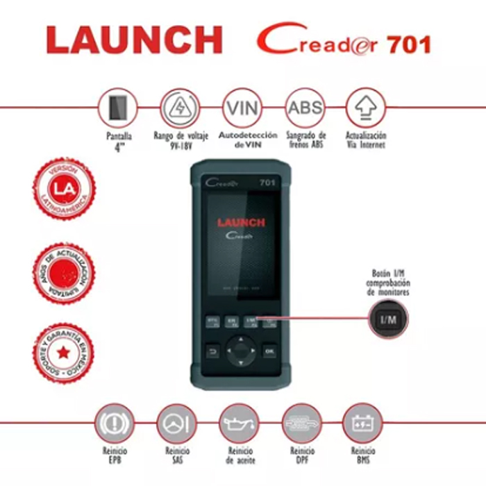 Escaner Launch Para OBDII/EOBD 701p Creader