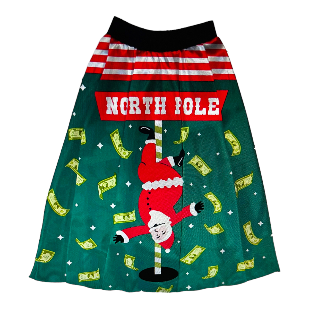 Falda Midi amplia corte A Diseños Navideños
