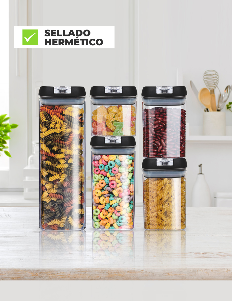 Hermetic containers Set of 5 pieces Agbox