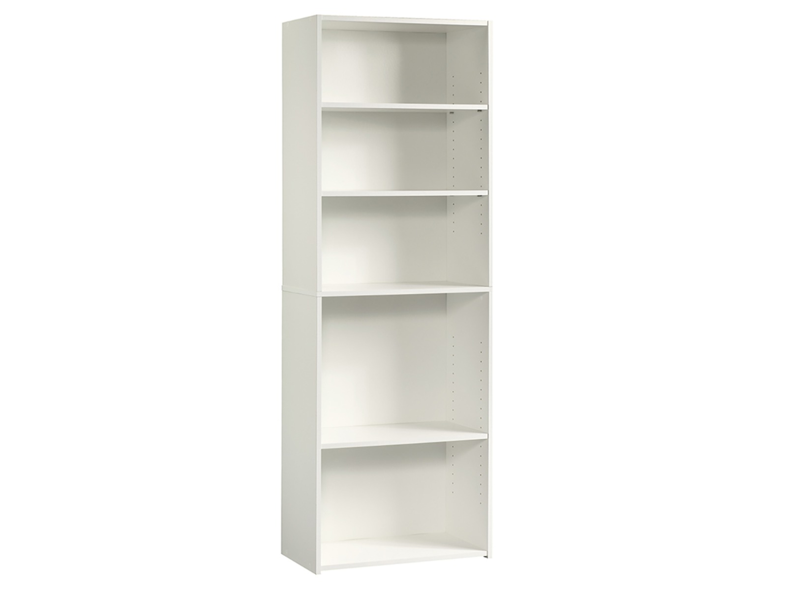 Librero 5 Repisas Shelf Bookcase Acabado Blanco Soft White