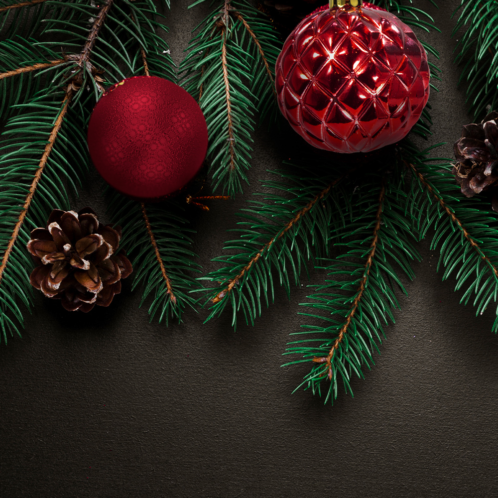 Esferas Navideñas Rojas Colgantes 5 Cm Diámetro