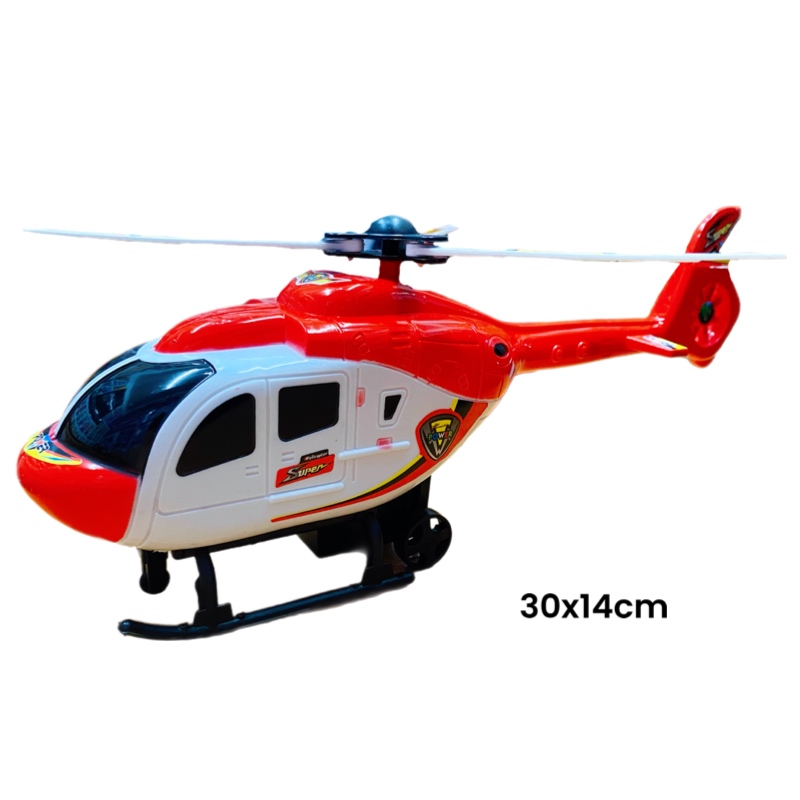 Helicóptero Y Camioneta Todo Terreno Juguete Friccion 2en1
