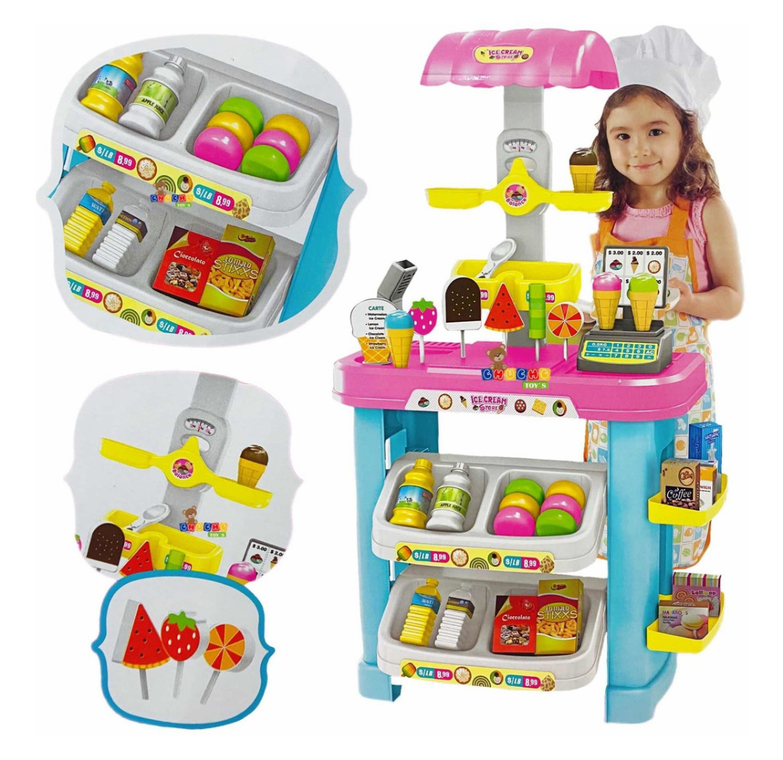 Cocina Super Mercado Tienda Helado Juguete Ice Cream Store