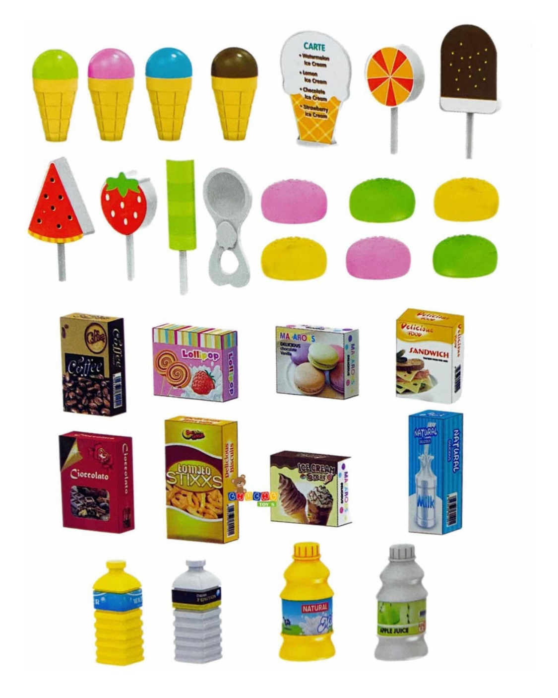 Cocina Super Mercado Tienda Helado Juguete Ice Cream Store