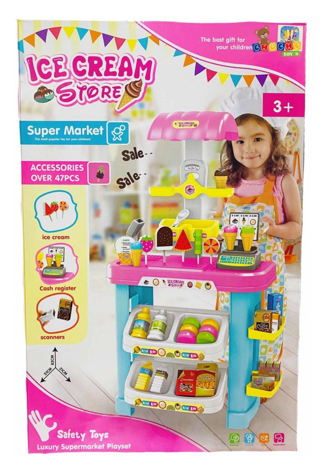 Cocina Super Mercado Tienda Helado Juguete Ice Cream Store