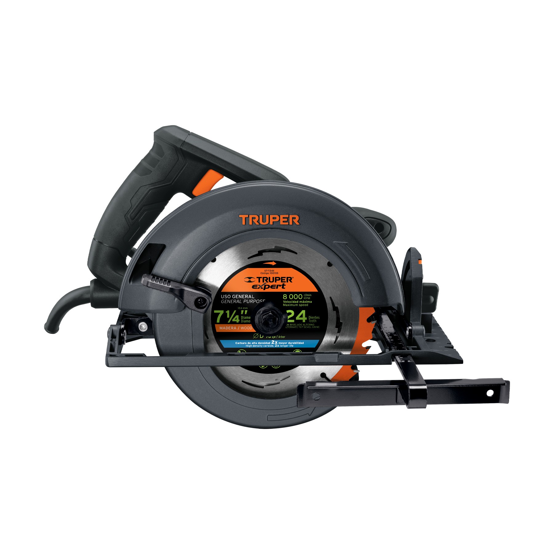 SIERRA CIRCULAR 7-1/4" 1800 W, INDUSTRIAL, TRUPER 11779