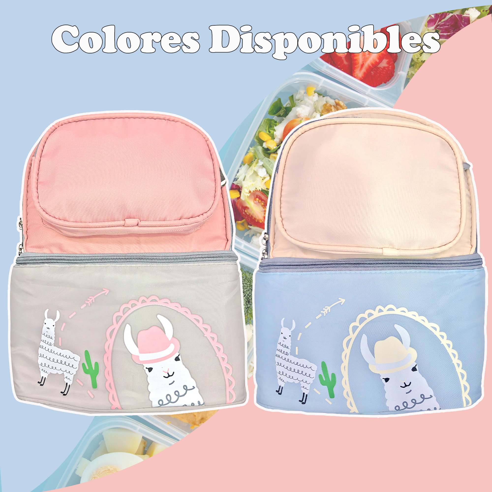 Mochila lonchera porta biberones termico ecobaby original.