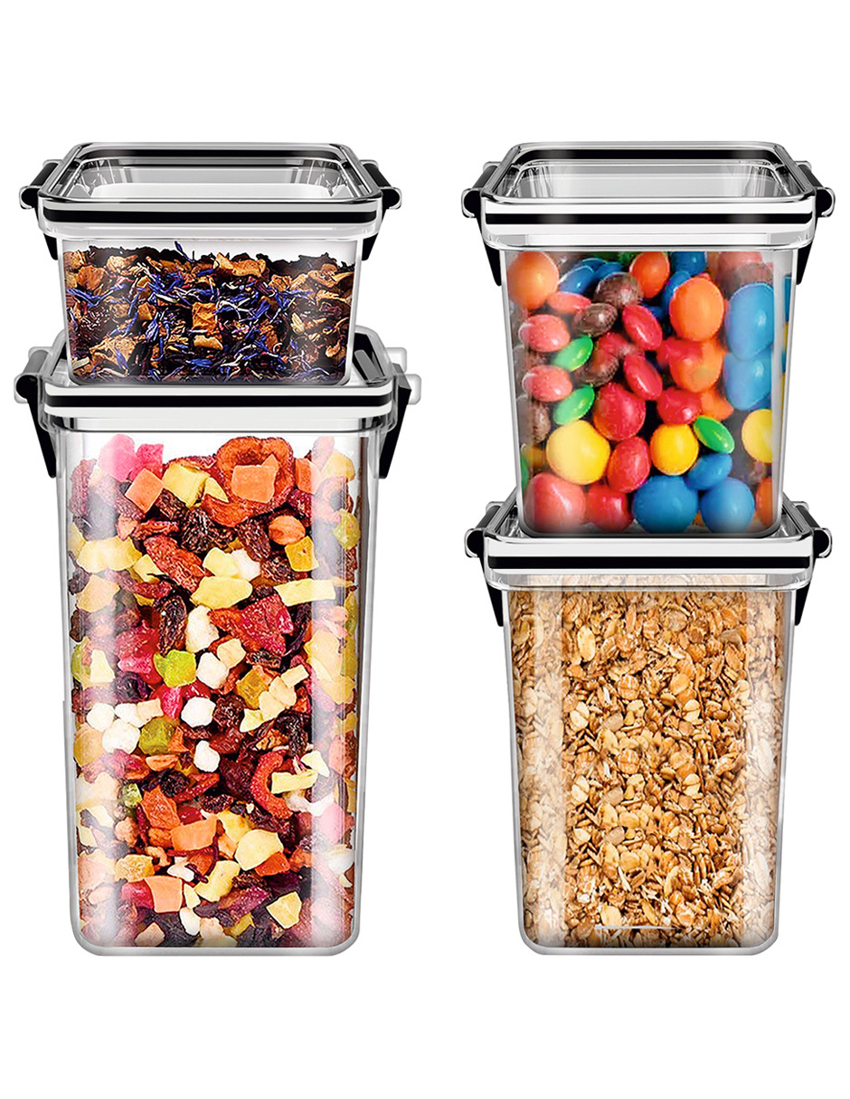 Set De Contenedores Herméticos Ag Box Set De 4 Pz.