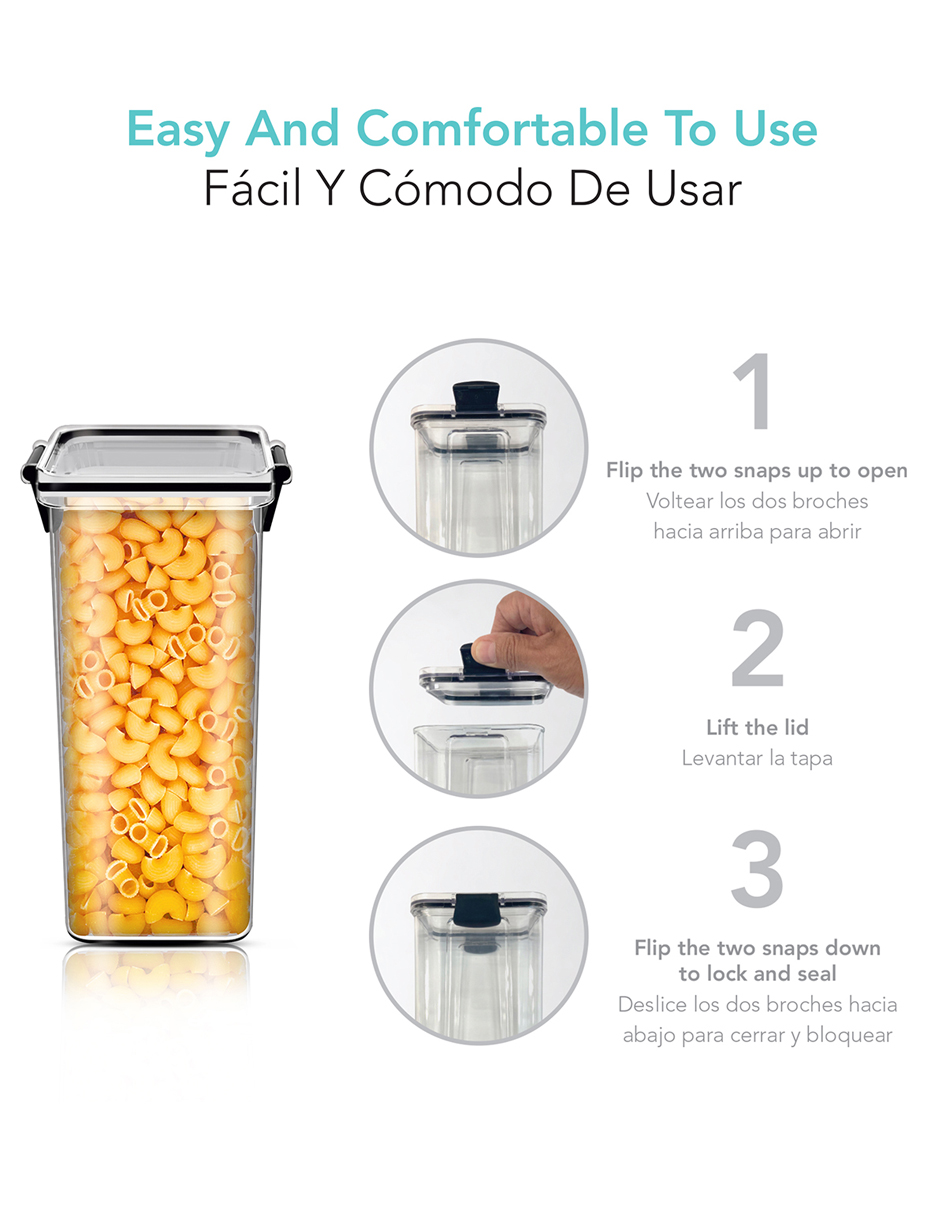 Set De Contenedores Herméticos Ag Box Set De 4 Pz.