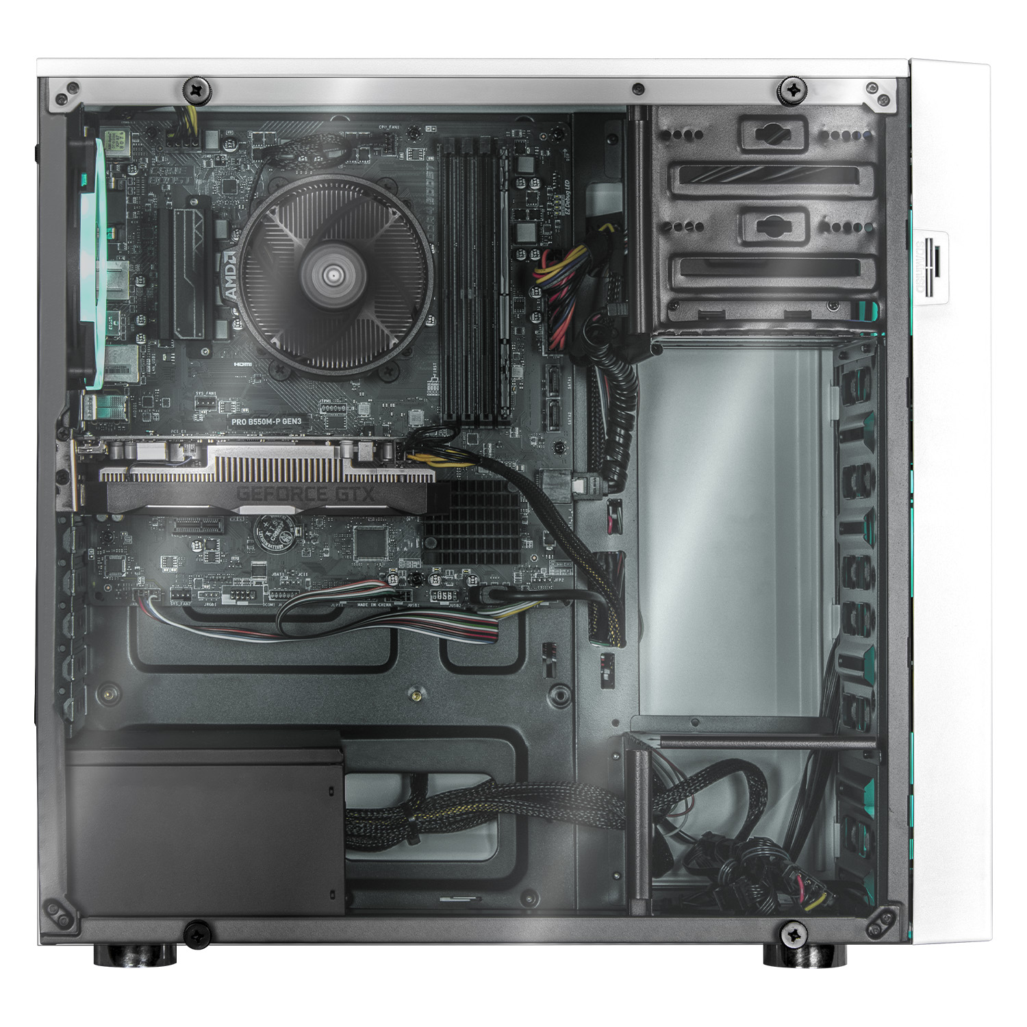 Xtreme PC Gaming Geforce GTX 1650 AMD Ryzen 5 5600X 16GB SSD 480GB WIFI White 