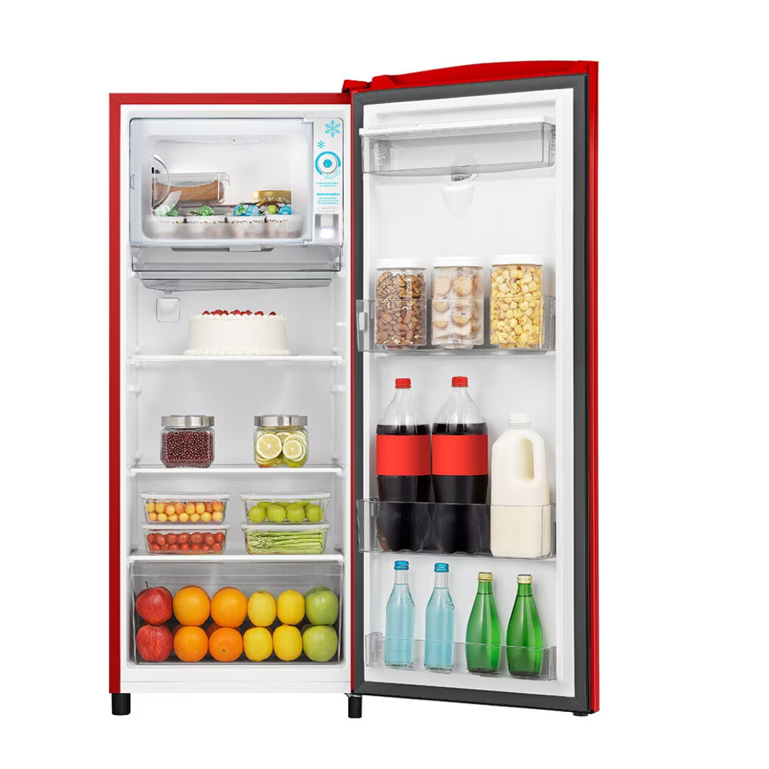 Refrigerador 7 pies Hisense Rojo RR63D6WRX1