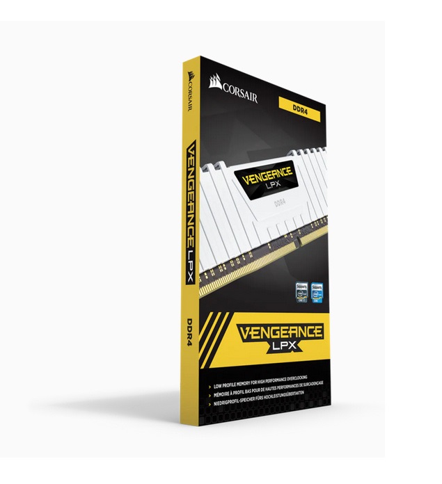 Memoria RAM Corsair Vengeance LPX DDR4 3200MHz 16GB 2x8GB Blanco