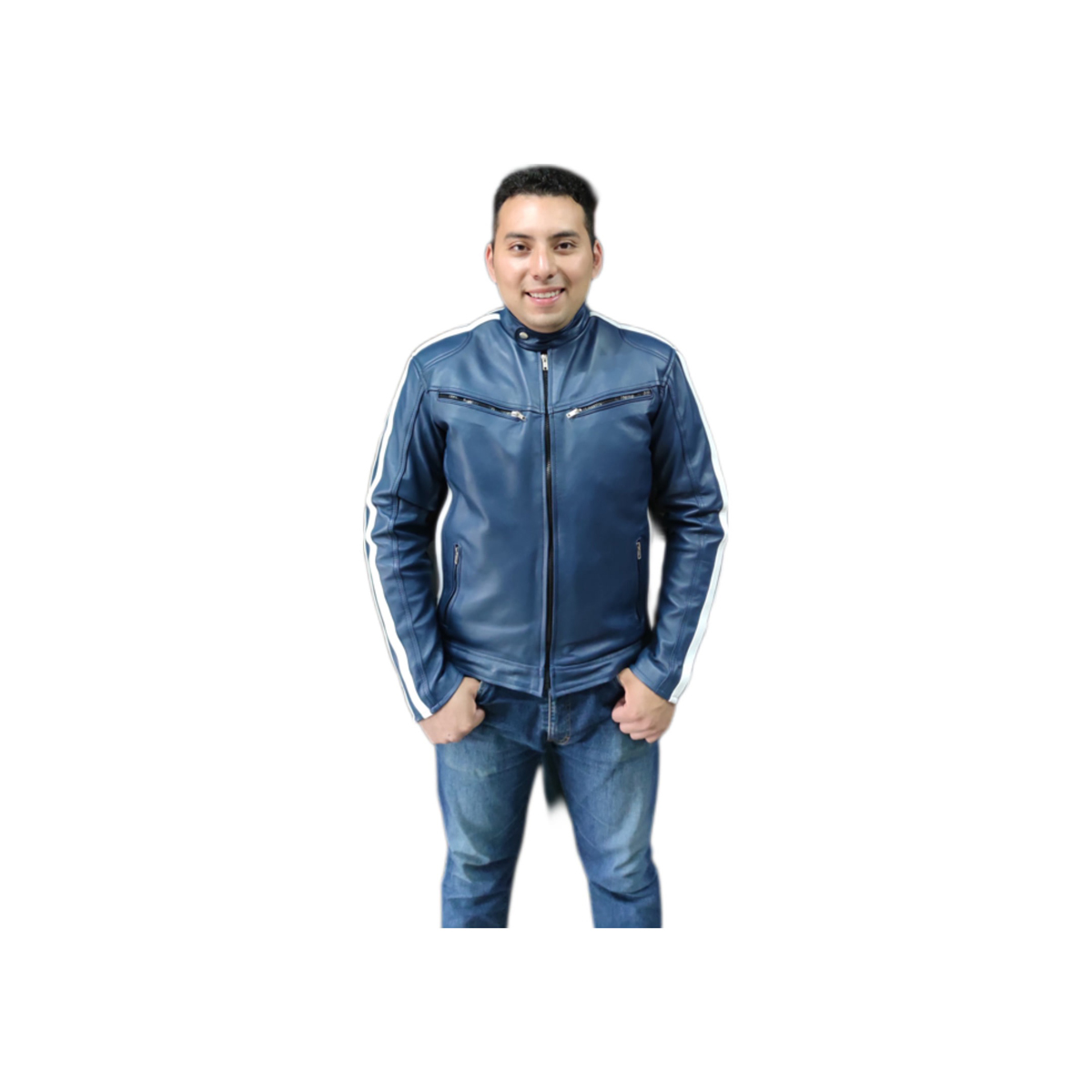 Chamarra de cuero Autentico casual Dominic Toretto para Caballero incluye regalo un llavero de piel 