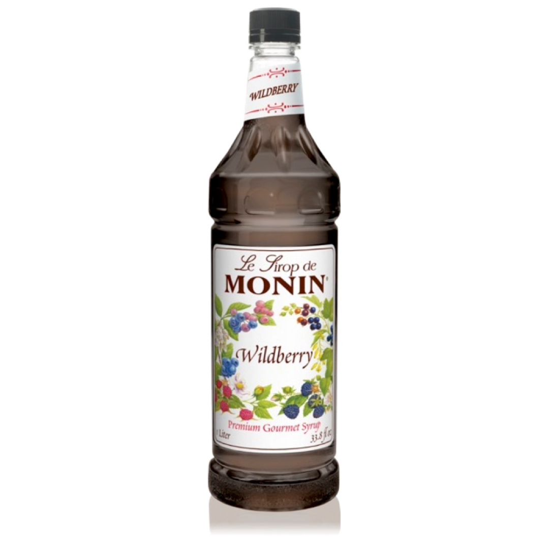 Monin Jarabe de Frutos Rojos - Wildberry, Botella Pet 1 Lt.