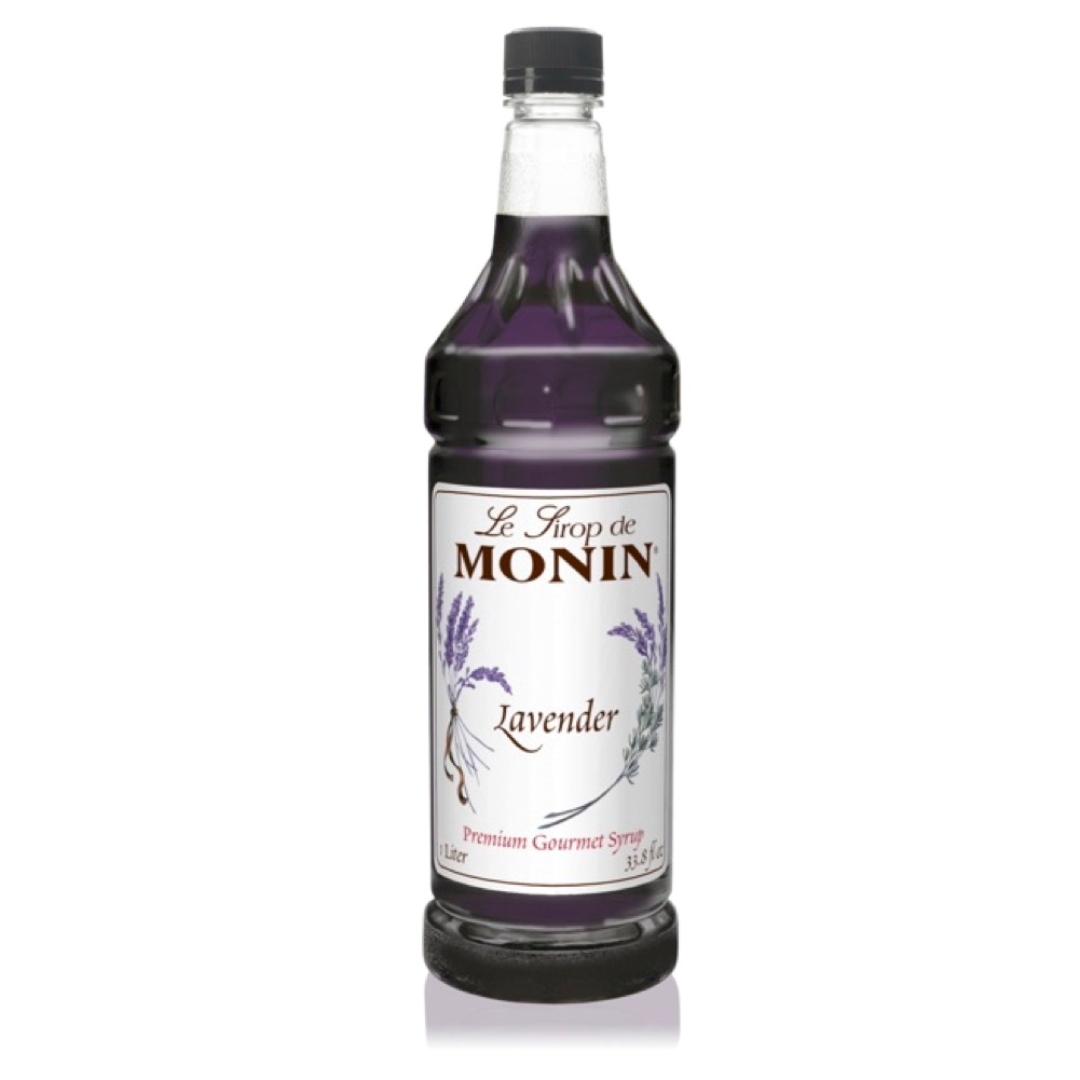 Monin Jarabe de Lavanda - Lavender en botella de Pet 1 Lt.