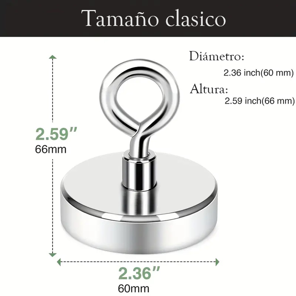 Kit de iman con Cuerda para pesca.