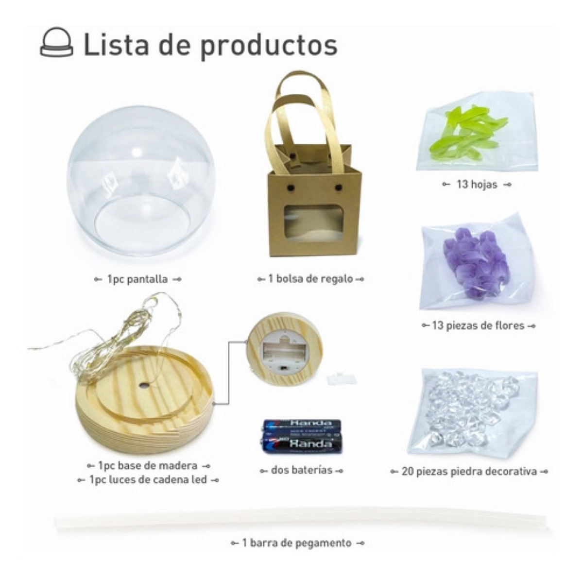 Lámpara Led De Noche, Romántica, De Tulipán, Para Armar color 03