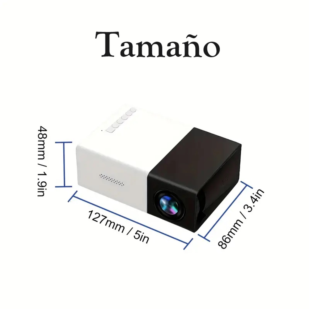 Mini Proyector Portatil 1080 P.