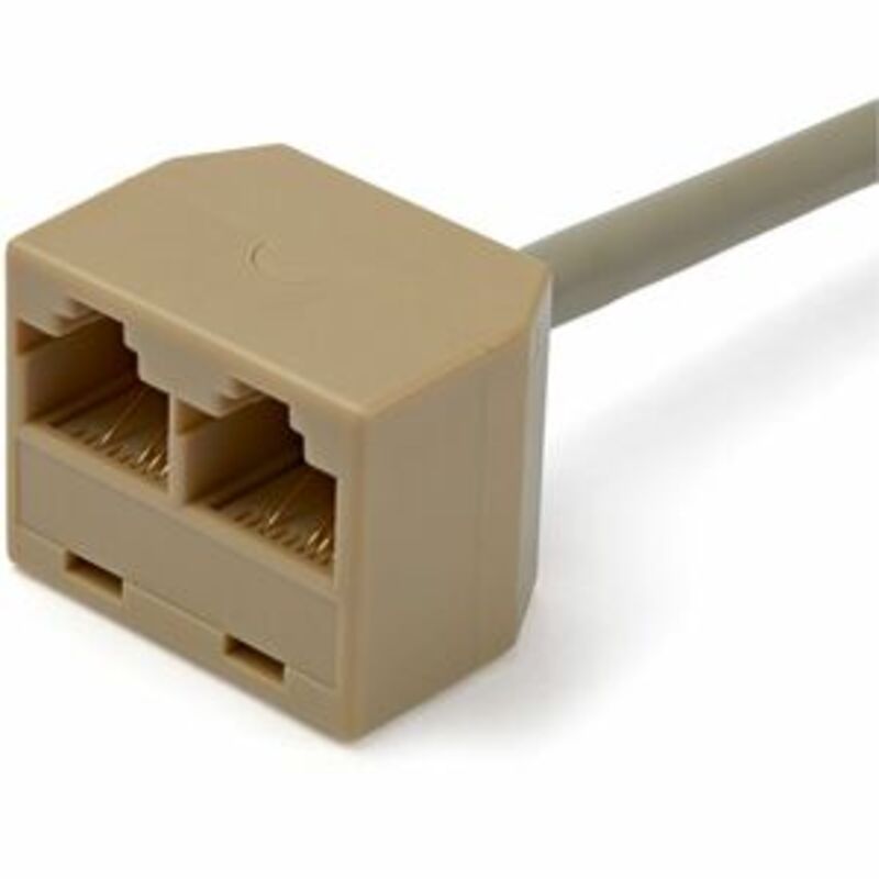 Cable Adaptador Multiplicador Divisor Splitter RJ-45 de 2X Hembra a 1X Macho