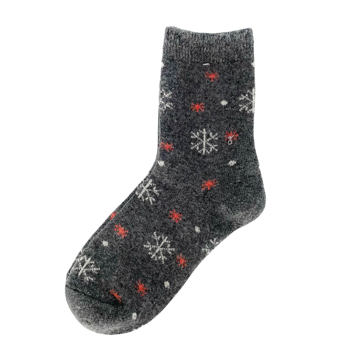 LOQUIERO 3Pack Calcetines Invernales Navideños Rojo, Azul y Gris