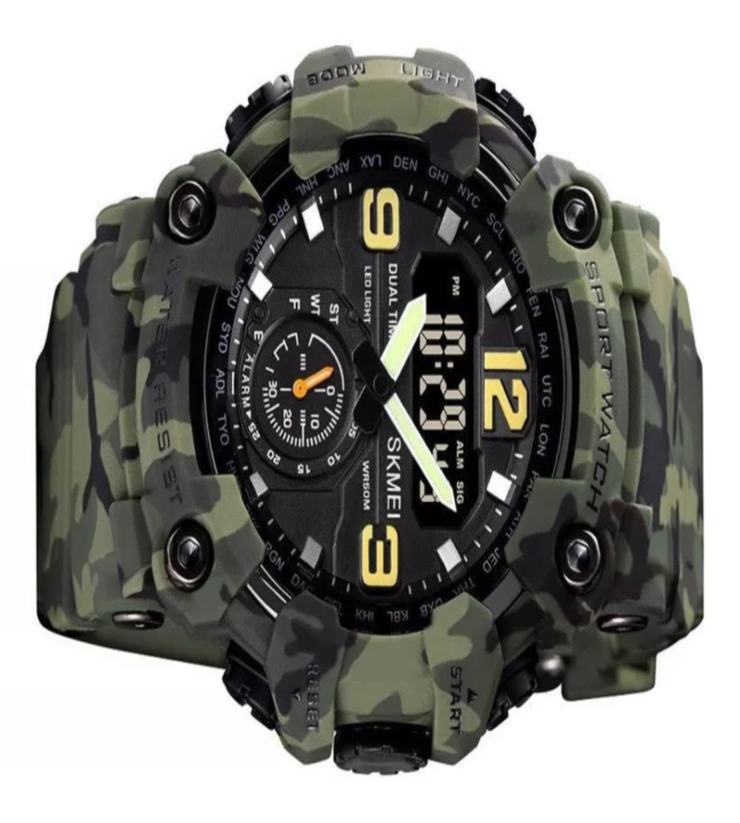 Reloj pulsera Casio G-Shock GA100 de cuerpo color negro, analógico-digital,  para hombre, fondo negro, con correa de resina color negro, agujas color  blanco, dial negro y gris, subesferas color negro y gris