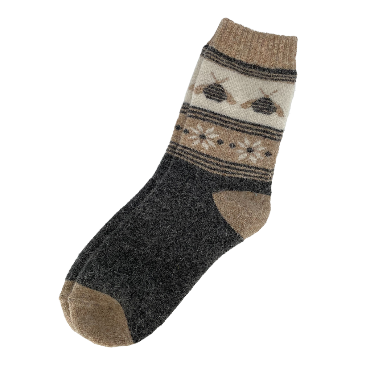 LOQUIERO 2PACK CALCETINES INVERNALES NAVIDEÑOS GRIS Y ROSA