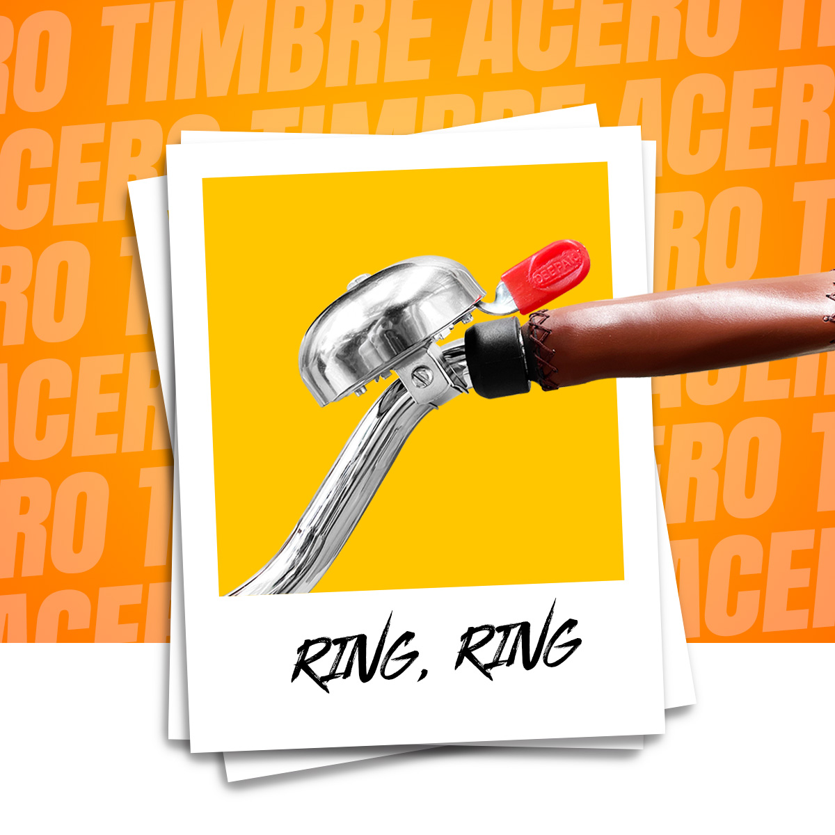 Timbre De Campana Para Bicicleta Ajustable Vintage Din Don.