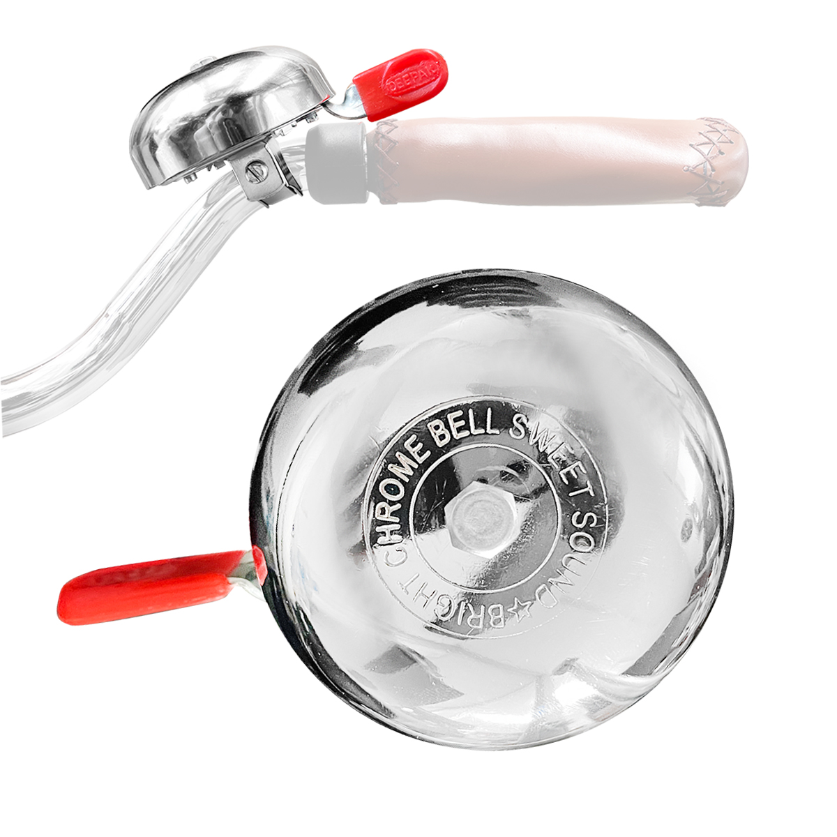 Timbre De Campana Para Bicicleta Ajustable Vintage Din Don.