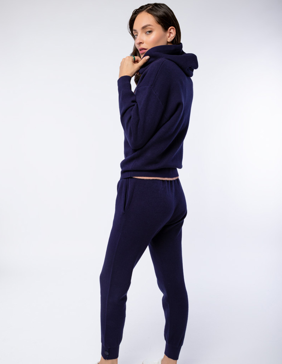 SUDADERA DE SUÉTER ABIERTA CON GORRO PARA MUJER GENERRA