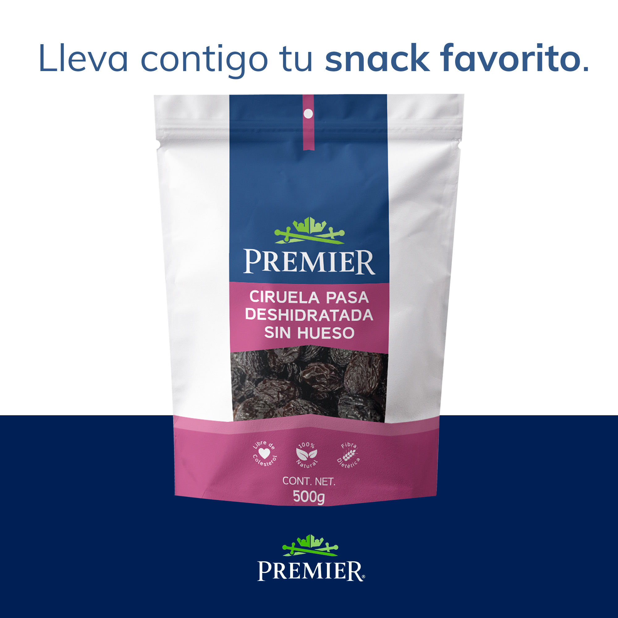 Ciruela Pasa Sin Hueso - 500gr |100% Natural | Frutos Secos