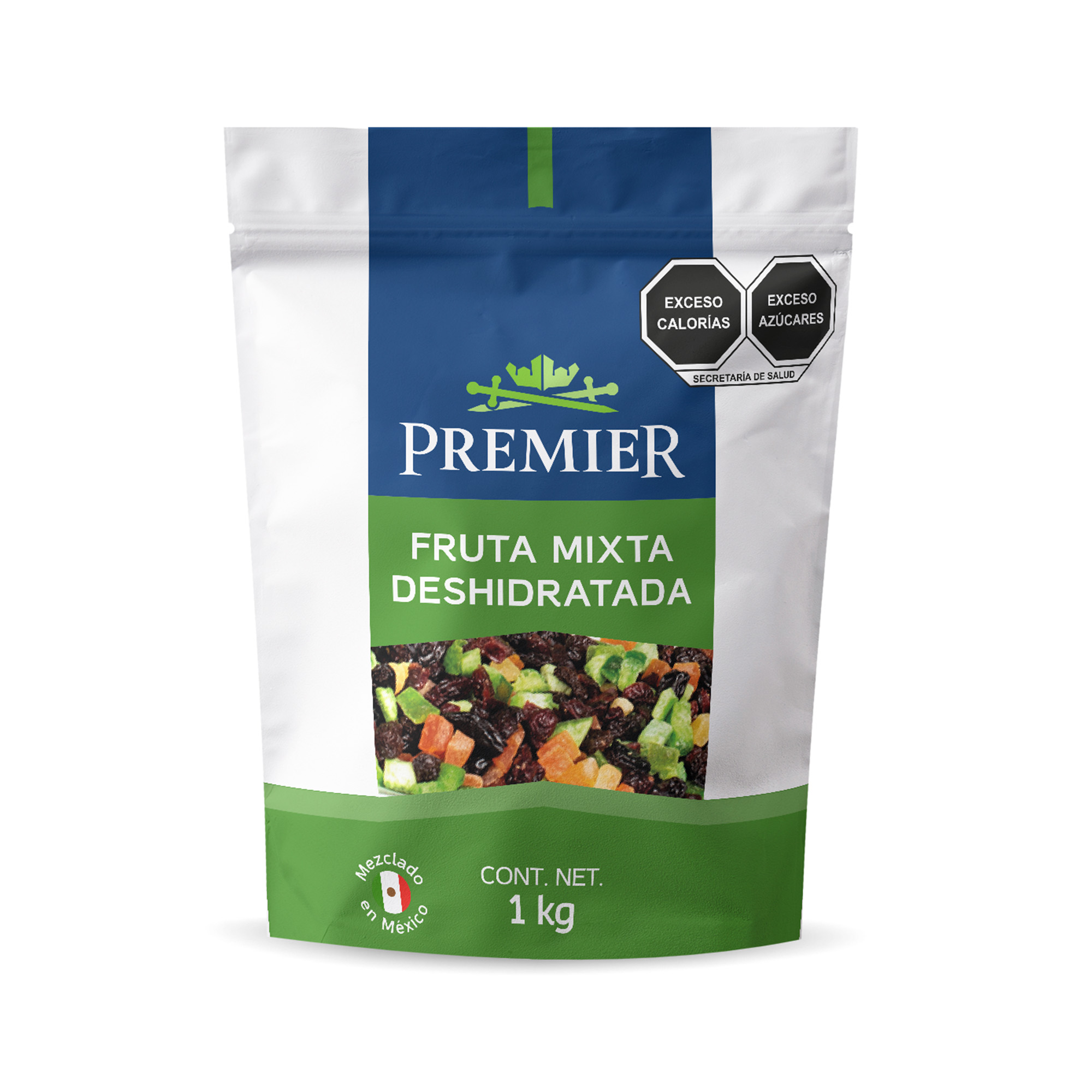 Fruta Deshidratada Mixta - 1kg | 100% Natural